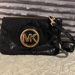 Leather Michael Kors Wristlet